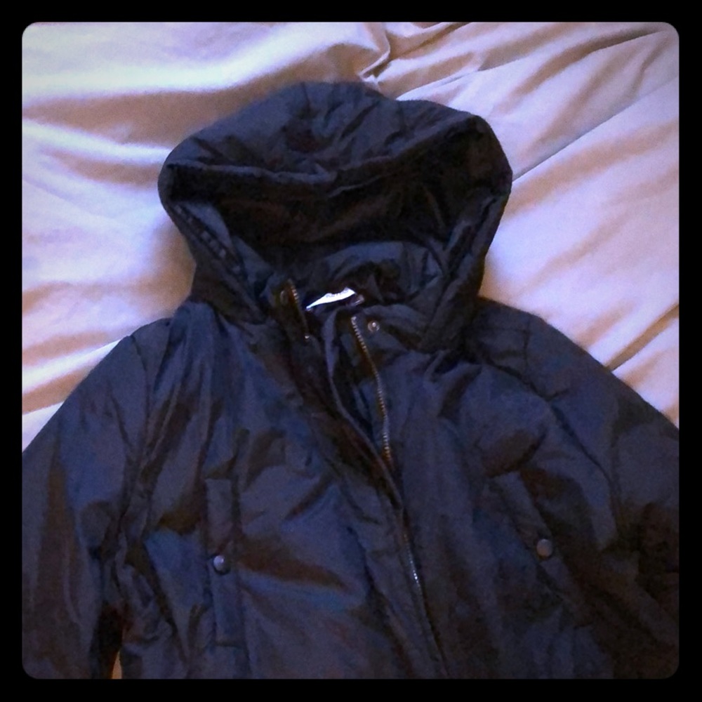 Black winter coat